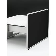 CZRデスク エンドロングパネル 両面 D1600用 机上320 布地FR CZR-160XHR9W2W9 ［W9×W9×オフブラック］