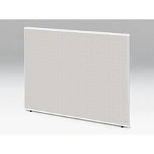 CZRデスク フロントロングパネル W1600用 机上450 不織布FY CZR-161WBY-9C7 ［W9×ホワイトグレー］