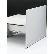 CZRデスク エンドロングパネル 両面 D1600用 机上450 布地FR CZR-161XHR9C6W9 ［W9×W9×ライトグレー］