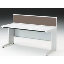 CZRデスク 机上フロントパネル W1600用 机上320 布地FR CZR-163WBR-9K3 ［W9×シュガーブラウン］