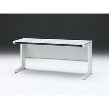 CZRデスク 平机 CZR-166HAC-9W9 浅型センター引出し付 L脚 W1600× D600 [ 本体: ホワイトW・天板: W9 / ホワイトW]
