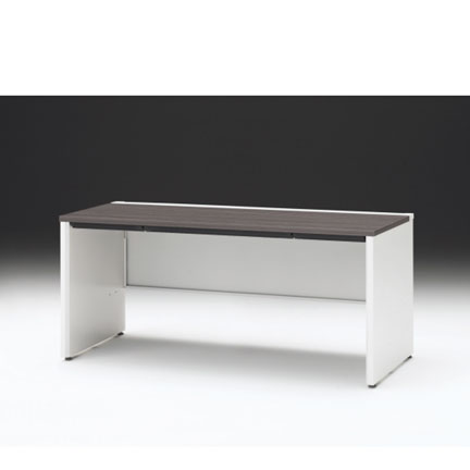 CZRデスク 平机 CZR-167HAPC-981 浅型センター引出し付 パネル脚 W1600× D700 [ 本体: ホワイトW・天板: 81 / アッシュドオークD]