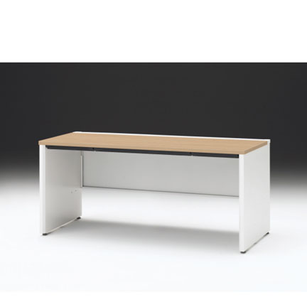 CZRデスク 平机 CZR-167HAPC-992 浅型センター引出し付 パネル脚 W1600× D700 [ 本体: ホワイトW・天板: 92 / ホワイトオークM]