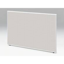 CZRデスク フロントロングパネル W1800用 机上450 不織布FY CZR-181WBY-9C7 ［W9×ホワイトグレー］