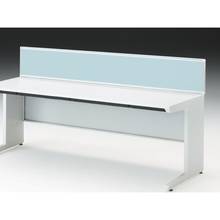 CZRデスク 机上フロントパネル W1800用 机上320 布地FR CZR-183WBR-9S4 ［W9×ターコイズブルー］