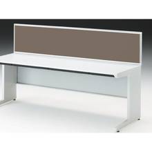 CZRデスク 机上フロントパネル W1800用 机上450 布地FR CZR-184WBR-9K3 ［W9×シュガーブラウン］