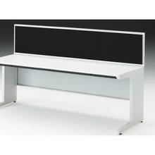 CZRデスク 机上フロントパネル W1800用 机上450 布地FR CZR-184WBR-9W2 ［W9×オフブラック］