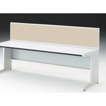 CZRデスク 机上フロントパネル W2000用 机上450 布地C CZR-204WBC-9F6 ［W9×グレイッシュブラウン］