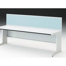 CZRデスク 机上フロントパネル W2000用 机上450 布地FR CZR-204WBR-9S4 ［W9×ターコイズブルー］
