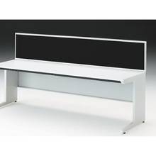 CZRデスク 机上フロントパネル W2000用 机上450 布地FR CZR-204WBR-9W2 ［W9×オフブラック］