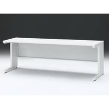 CZRデスク 平机 CZR-207JAC-9W9 センター引出しなし L脚 W2000× D700 [ 本体: ホワイトW・天板: W9 / ホワイトW]