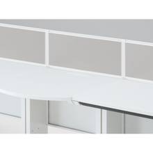 CZR Type S サイドテーブル用机上フロントパネル W700 机上320 布地FR CZRP-073XBR-9C6 ［W9×ライトグレー］