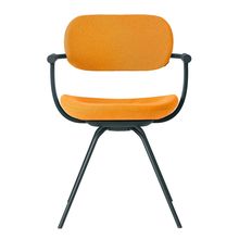 ［ 公式ストアモデル ・ 組立式 ] バーテブラ03 （vertebra03） 4本脚 （ 座面回転 ） KG-855KC-G14C 本体 :  G1 / ダークグリーン ［ KC張地 : 4 / Zest ]