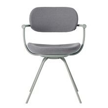 ［ 公式ストアモデル ・ 組立式 ] バーテブラ03 （vertebra03） 4本脚 （ 座面回転 ） KG-855KC-L412C 本体 :  L4 / ペールオリーブ ［ KC張地 : 12 / Mineral ]