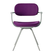 ［ 公式ストアモデル ・ 組立式 ] バーテブラ03 （vertebra03） 4本脚 （ 座面回転 ） KG-855KC-L424C 本体 :  L4 / ペールオリーブ ［ KC張地 : 24 / Iris ]