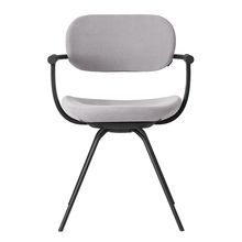 ［ 公式ストアモデル ・ 組立式 ] バーテブラ03 （vertebra03） 4本脚 （ 座面回転 ） KG-855KS-T114C 本体 :  T1 / ブラックT ［ KS張地 : 14 / Foil ]