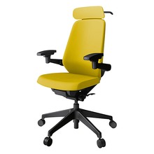 ノートチェア KJ-137PVX1T1U5 エクストラハイバック 可動肘 ランバーサポートなし ハンガー付 抗ウイルス加工 プレーンクロスバック ナイロン双輪キャスター