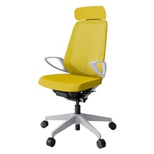 ノートチェア KJ-156JVE-GNU5 エクストラハイバック 固定肘 ランバーサポート付 抗ウイルス加工 プレーンメッシュバック ナイロン双輪キャスター