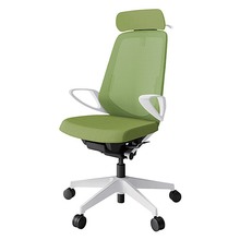 ノートチェア KJ-156JVX-W9Q7 エクストラハイバック 固定肘 ランバーサポート付 ハンガー付 抗ウイルス加工 プレーンメッシュバック ナイロン双輪キャスター