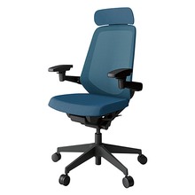 ノートチェア KJ-177JVE1T1N3 エクストラハイバック 可動肘 ランバーサポートなし 抗ウイルス加工 プレーンメッシュバック ナイロン双輪キャスター