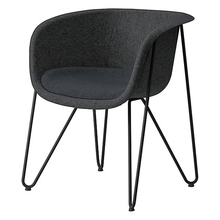 リフェルト 座クッション 4本脚/ブラック