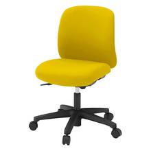 ボニートチェア 布地張り 背裏 張りぐるみタイプ 肘なし  [ ベース : / 張地 : ストロングイエロー ]  KT-180PV-T1U5