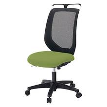 コルトチェア 肘なし ハンガー付 ベースカラーブラック  [ ベース : / 張地 : グラスグリーン ]  KT-250PVHT1Q7T1