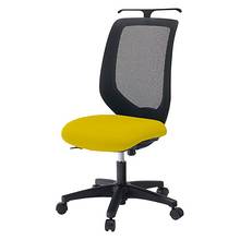 コルトチェア 肘なし ハンガー付 ベースカラーブラック  [ ベース : / 張地 : ストロングイエロー ]  KT-250PVHT1U5T1