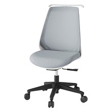 ノナチェア 肘なし ハンガー ナイロン双輪キャスター [ ベース:ホワイト / 張地:ホワイトグレーT ] KZ-330JEH1W9T7