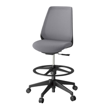 ノナチェア ハイポジションタイプ KZ330PVP2T1W6 肘なし ベースカラーT1 抵抗付ウレタン双輪キャスター