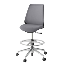 ノナチェア ハイポジションタイプ KZ330PVP2ZTW6 肘なし ベースカラーZT 抵抗付ウレタン双輪キャスター