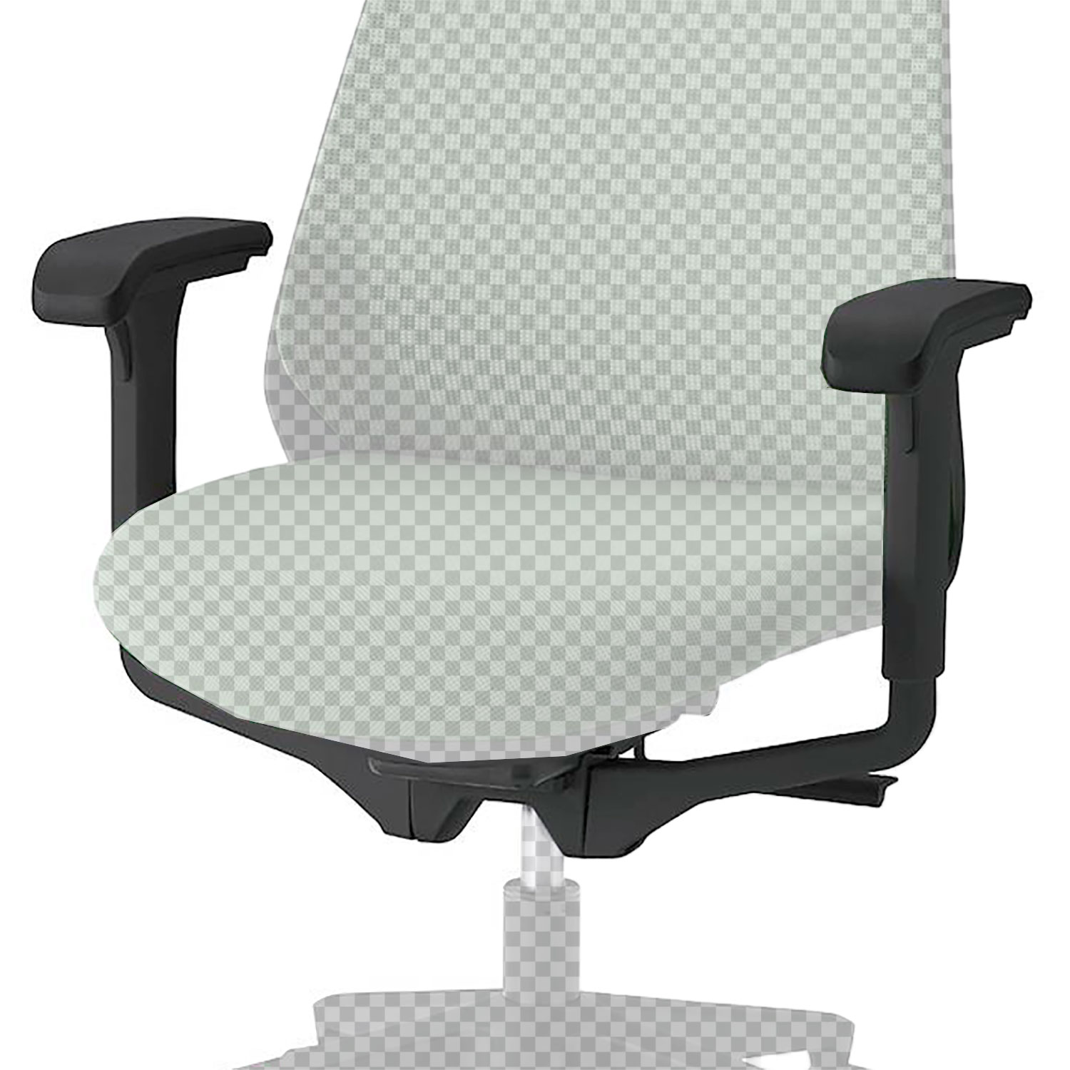 ノナチェア オプション 可動肘　KZP-337-T1 ［T1/ブラック］