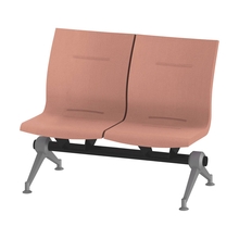 ウェイティングSL 2連 肘なし 突板バック