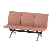 ウェイティングSL 3連 肘なし 突板バック