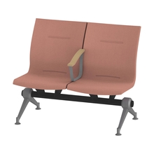 ウェイティングSL 2連 中間肘付 突板バック