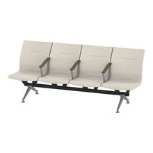 ウェイティングSL 4連 中間肘付 突板バック