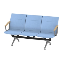 ウェイティングSL 3連 外肘肘付 突板バック