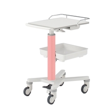 メディワークカート-S トレイ1段タイプ ACアダプターホルダー付