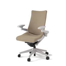 アクトチェア プレーンクロスバック ハイバック 樹脂脚 アジャスタブル肘 ランバーサポートなし 抵抗付ウレタン双輪キャスター ［GN×Y3/サンドイエロー］ KG-437GSM-GNY3W