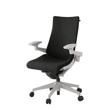 アクトチェア KG-437SAHM1GNT1 テクスチャードクロス ハイバック 樹脂脚 アジャスタブル肘  ハンガー 抵抗付ウレタン双輪キャスター ［GN×T1/ブラックT］