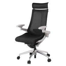 アクトチェア KG-457JEXM1ZNT1 テクスチャードメッシュ エクストラハイバック アルミミラー脚 アジャスタブル肘 ランバーサポート ハンガー 抵抗付ウレタン双輪キャスター ［ZN×T1/ブラックT］
