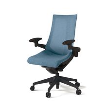 アクトチェア【公式ストア限定モデル】 ハイバック 4Dアームレスト 可動肘 メッシュ張地 ナイロン双輪キャスター [座背B4ダックブルー /ベースカラーT1ブラック] Act KG-477JE1T1B4C