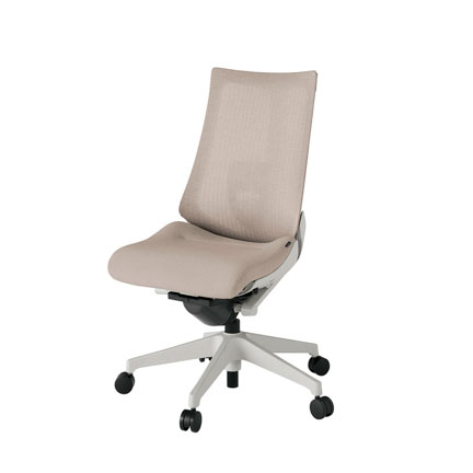 アクト2 KJ-450JE-GNF6 メッシュバック テクスチャード ランバーサポート ナイロンキャスター[ ベースカラー: GN 張地カラー: F6 / グレイッシュブラウン  ]