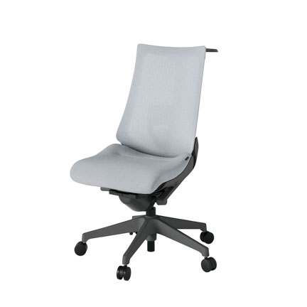 アクト2 KJ-450JEH-W2T7 メッシュバック テクスチャード ランバーサポート ハンガーナイロンキャスター[ ベースカラー: W2 張地カラー: T7 / ホワイトグレー  ]