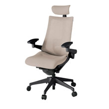 アクト2 KJ-457JEE-T1F6 メッシュバック テクスチャード ランバーサポート 可動肘 ヘッドサポート ( クロス ) ナイロンキャスター[ ベースカラー: T1 張地カラー: F6 / グレイッシュブラウン  ]
