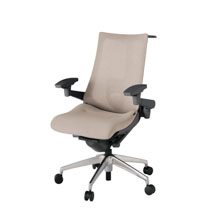 アクト2 KJ-457JEH-ZDF6 メッシュバック テクスチャード ランバーサポート 可動肘 ハンガーナイロンキャスター[ ベースカラー: ZD 張地カラー: F6 / グレイッシュブラウン  ]