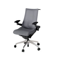 アクト2 KJ-457JEH-ZTT3 メッシュバック テクスチャード ランバーサポート 可動肘 ハンガーナイロンキャスター[ ベースカラー: ZT 張地カラー: T3 / ダークグレー  ]