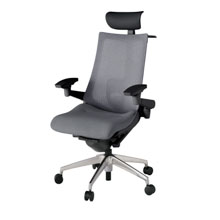 アクト2 KJ-457JEY-ZTT3 メッシュバック テクスチャード ランバーサポート 可動肘 ヘッドサポート ( ビニール ) ハンガー ナイロンキャスター[ ベースカラー: ZT 張地カラー: T3 / ダークグレー  ]