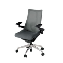 アクト2 KJ-457JV-ZTC3 メッシュバック プレーン ランバーサポート 可動肘 ナイロンキャスター[ ベースカラー: ZT 張地カラー: C3 / ダークグレー  ]