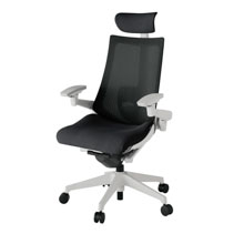 アクト2 KJ-457JVE-GNT1 メッシュバック テクスチャード ランバーサポート 可動肘 ヘッドサポート ( クロス ) ナイロンキャスター[ ベースカラー: GN 張地カラー: T1 / ブラック  ]